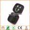 Square Shaped Carrying Hard Case Storage Bag for MP3/MP4 Bluetooth Earphone Earbuds with Mesh Pocket, Zipper Enclosure