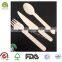 restaurant disposable wooden cutlery spoon fork knife set