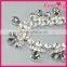 Luxuriant metallic bling decorative crystal neckline WNLC-094
