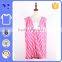 OEM Apparel China Supplier Women Deep-V Sexy And Casual T-shirt With Strip