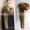 Faux Fox Fur Cape Collar Faux Ball Scarf Muffler Scarf Multicolor