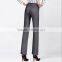2017 Female and Straight Legged Trousers High Waisted Trousers Pendant Thin OL Dress Pants Size Middle-aged Leisure Pants Custom