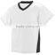Young Student Sport Jersey Customize Rib Knit V Neck Collar Sport Shirt 100% Polyester Tricot Mesh Jersey