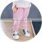 S17722A 2017 Wholesale Girl Children Trousers Kids Fall Pants