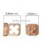 Light Golden Flower Purse Twist Lock,Hardware Turn Locks For Handbags