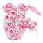 floral romper baby 3pcs set newborn clothes M7040603
