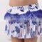Purple Flowers-print Custom Toddler Bikini Little Girls Swimwear Models