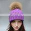 Winter crochet beanie hats knitting ladies hats for women wholesale China