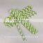 Factory Supplies Party Supply Colorful Flexible Paper Drinking Straws+flag