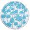 TOROS sandless beach towel flamingo tassel round beach towel
