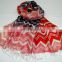 Factory direct custom digital printed silk scarfs fashion