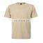 OEM Supply Type 160G Cotton Women T Shirt Beige Color Men T Shirt Plain Dyed Blank Short Sleeve Summer Tee Shirt