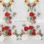 new design 3d flower lace embroidered fabric 1.3m