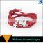 Latest Fashion Handmade Colorful Paracord Rope Anchor Bracelet For Men