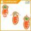 Iron-On embroidered Applique Carrots, cellphone sticker, carrot sticker patch