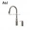 2018 Elegant deck mounted 3 way pull down brass kitchen mixer tap healthy faucet