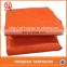 waterproof uv light heat reflective tarpaulin,220gsm weave uv protected heavy duty orange tarp