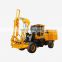 Loaded type wheeled guardrail pile driver for post installation on sale