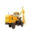 Loaded type wheeled Highway Drop Hammer Ground Screw Mini Sheet Post Ramming Pile Driver Machine