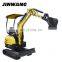 Hot sale mini electric earth digger excavator machine with accessories