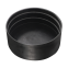 50mm Black LDPE plastic cap for steel water pipe tubing