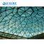 Best Price Prefabricated Waterproof Light Steel Frame Modular building Glass Dome Skylight Roof Construction Glass Atrium Roof