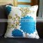 New Pattern Cheap Faux Suede Embroidered Cushion Cover
