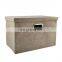 Colorful Cardboard Book Archive Office Non Woven Foldable Storage Box With Lid Foldable Storage Cube