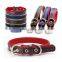 Hot Sale  Fashion New Design Double Layer Leather Pet Collar