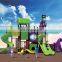 outdoor pumpkin house plastic slides playground