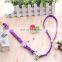 One-piece neck band suit small cat dog nylon collar with leash set