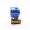 CWX-15N mini electric  motor operated ball valve DC12V andDC24V Brass and stainless steel  1/2inch,3/4inch,1inch