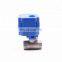 12V 24V 220V Stainless Steel On Off Type Electric Actuator Motorized Water   Ball Valve