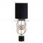 New arrival China classic desk lights custom luxury black unique fancy table lamp for hotel bedroom
