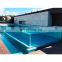 Glass factory custom clear tempered safety glass swimming pool