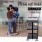 metal glass trolley beauty salon trolley in USA stock