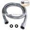 Universal stretch flexible plating stainless steel double-locked shower hose