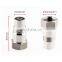 XT New Car Universal Stainless Steel M18*1.6 Oxygen Sensor Extension Spacer Remove Fault Connector
