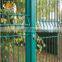 green pvc coated steel metal garden netting fencing 3d fence for outdoor