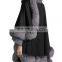 Fine Wool Kashmir Shawl with Fur Rabbit