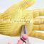 Sunnyhope construction 7 gauge  aramid fiber knitted cut resistant work gloves
