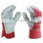 China cheap durable comfortable leather palm construction work gloves