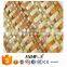 Ripple Series Gold 3d Waves Backsplash Glass Wall Mosaic Tile