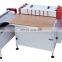 Semi-auto double station note book case making machine