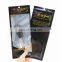 Factory custom printing clear window zipper fish lure pouch plastic fishing bait bags