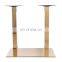 Table Base Luxury Round Marble Furniture Restaurant Coffee Chrome Tulip Modern Metal Stainless Steel Gold Dining Table Base