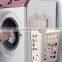 Water Proof Hotel Trendy European Farmhouse Stackable Hamper PP Hanging Laundry Basket