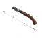 Professional Backpack Fishing Rod Sport Cast Wooden Handle High Carbon Ice Fishing Rod