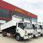 Sinotruk howo homan sand tipper truck 4x2 6 wheel 3ton 4ton 5ton 6ton howo dump truck