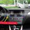 Carbon Fiber Style Center Console Air Conditioning Outlet Vent Frame Trim For BMW X3 F25 X4 F26 Car Accessories